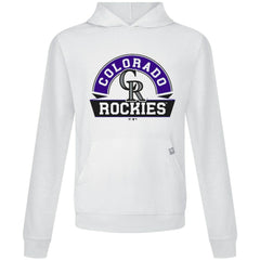 Colorado Rockies Levelwear Relay Banner Arch Pullover Hoodie - MLB Hoodies