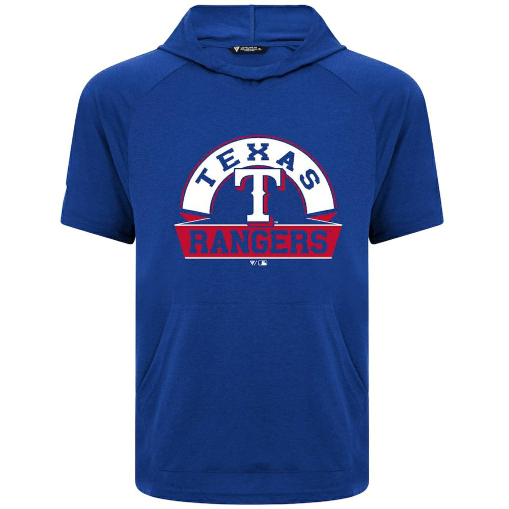 Texas Rangers Levelwear Phase Banner Arch Hoodie T-Shirt - MLB Hoodies