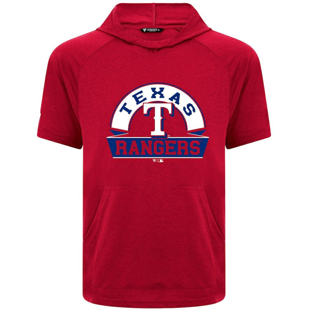 Texas Rangers Levelwear Phase Banner Arch Hoodie T-Shirt - MLB Hoodies