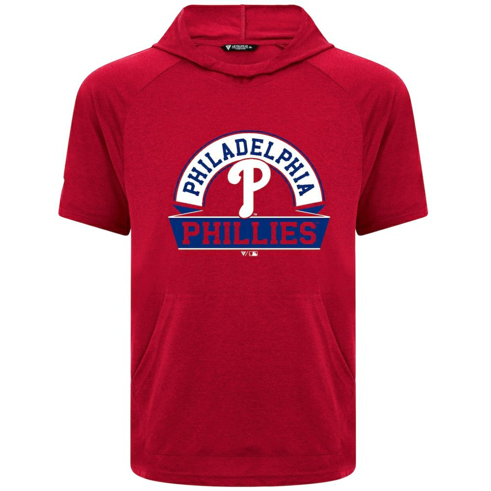 Philadelphia Phillies Levelwear Phase Banner Arch Hoodie T-Shirt - MLB Hoodies