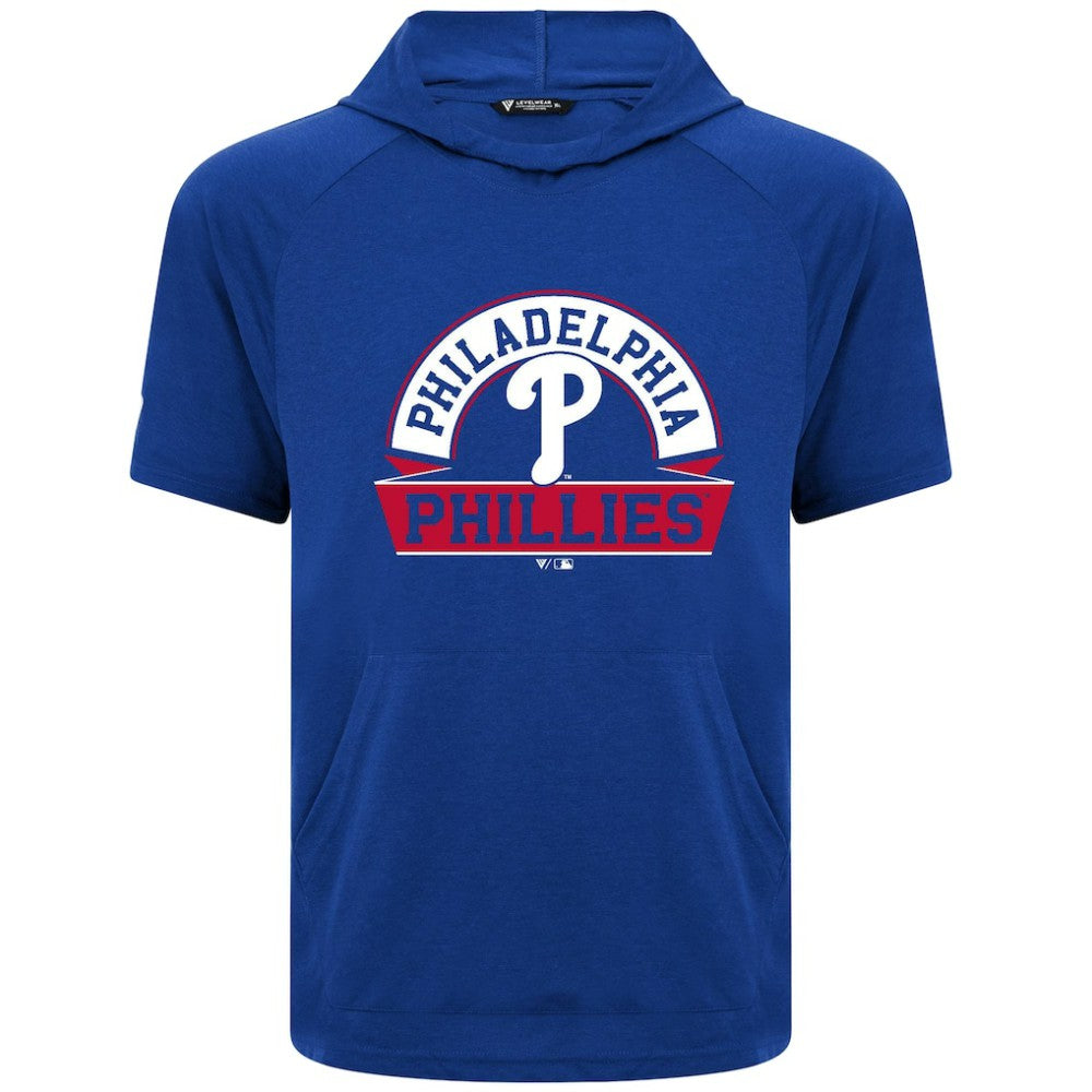 Philadelphia Phillies Levelwear Phase Banner Arch Hoodie T-Shirt - MLB Hoodies