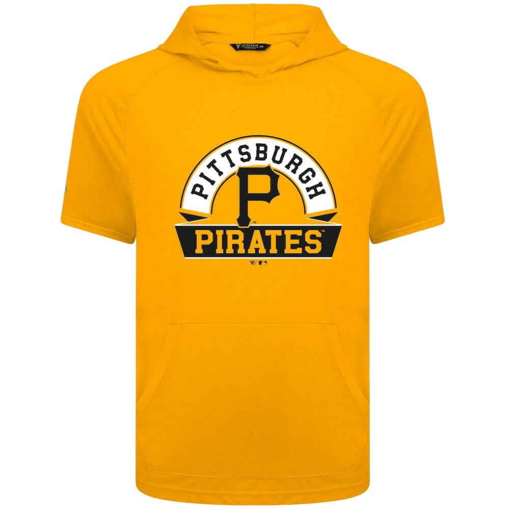 Pittsburgh Pirates Levelwear Phase Banner Arch Hoodie T-Shirt - MLB Hoodies