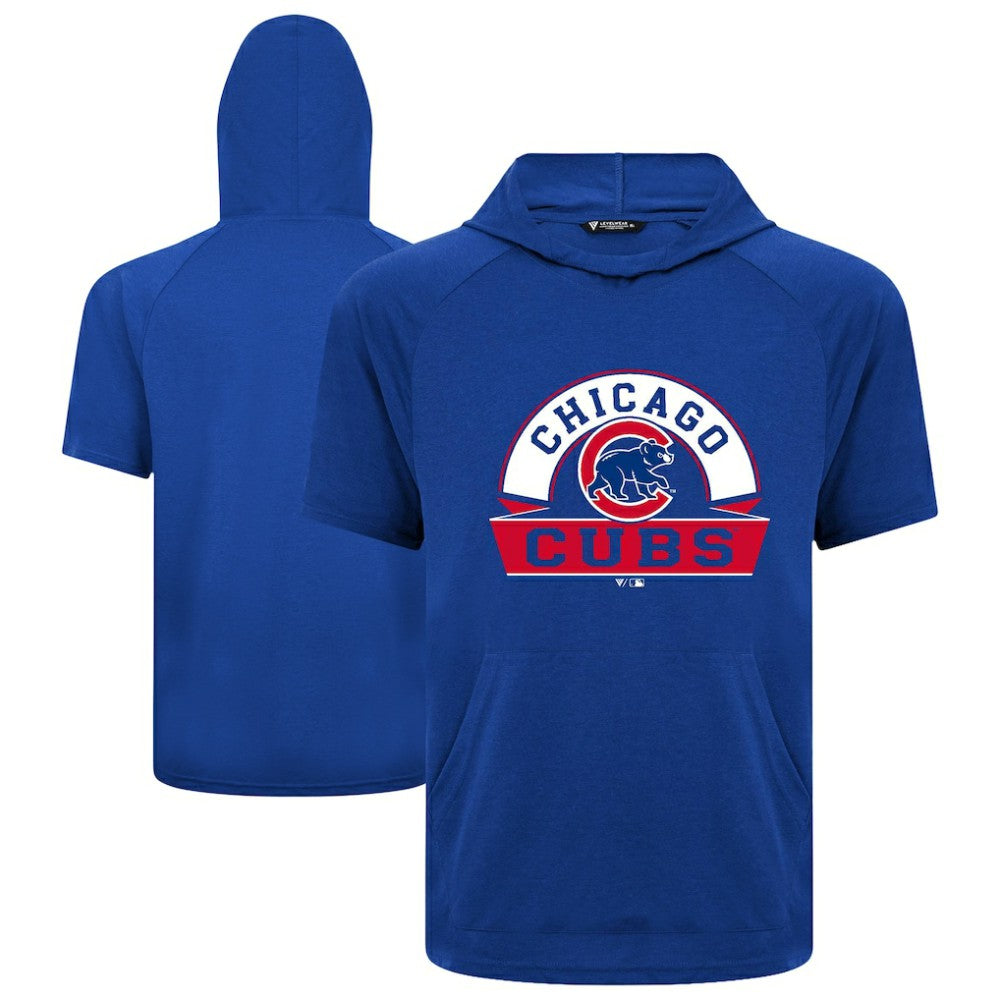 Chicago Cubs Levelwear Phase Banner Arch Hoodie T-Shirt - MLB Hoodies