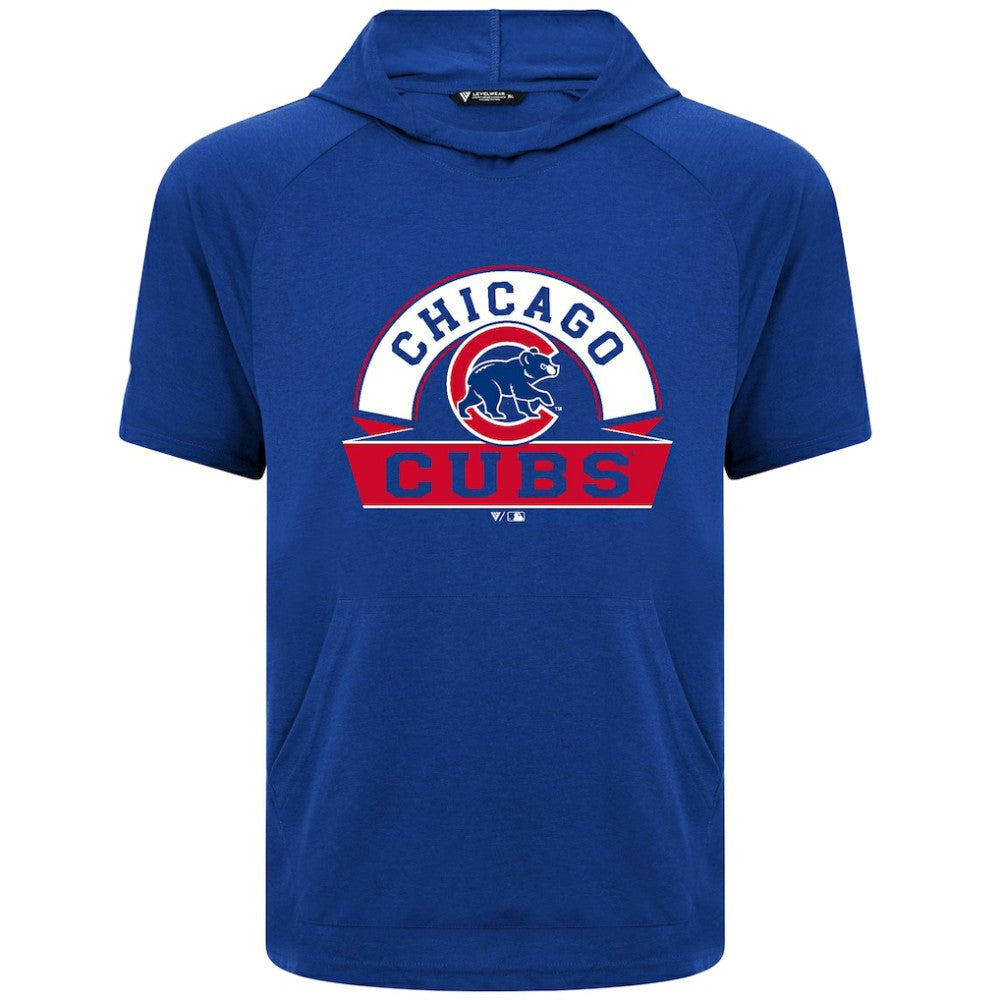 Chicago Cubs Levelwear Phase Banner Arch Hoodie T-Shirt - MLB Hoodies