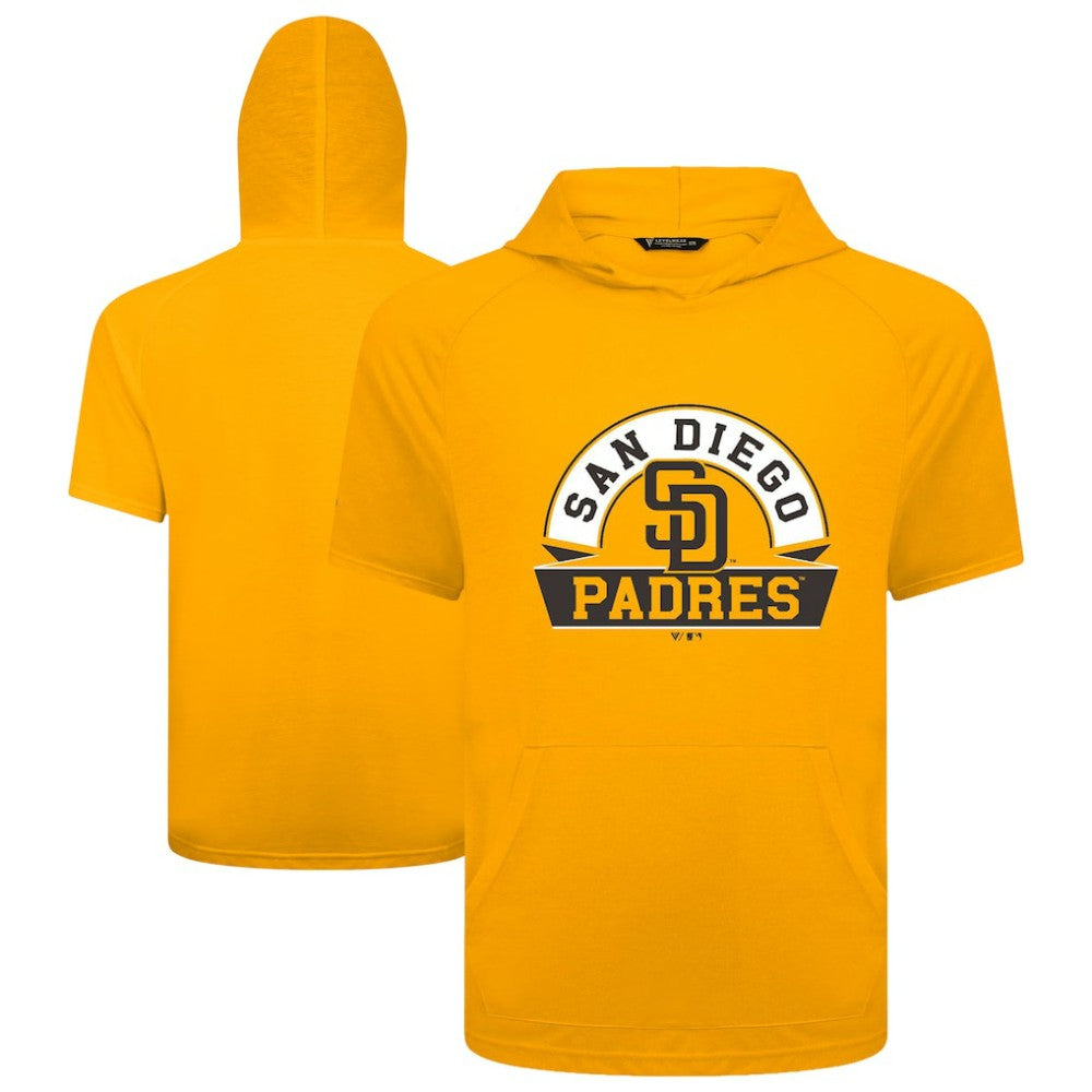 San Diego Padres Levelwear Phase Banner Arch Hoodie T-Shirt - MLB Hoodies