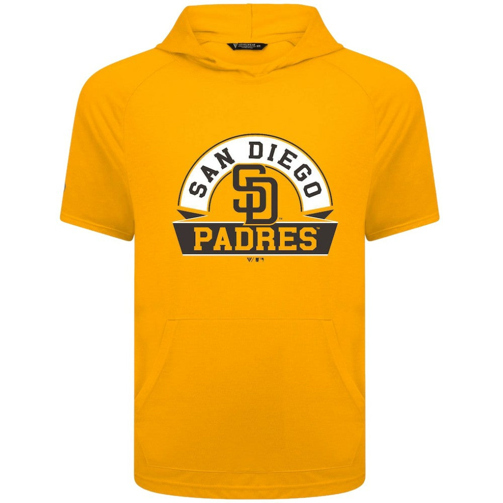 San Diego Padres Levelwear Phase Banner Arch Hoodie T-Shirt - MLB Hoodies