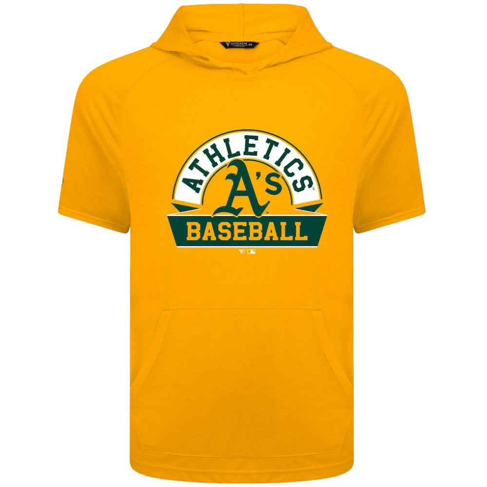 Athletics Levelwear Phase Banner Arch Hoodie T-Shirt - MLB Hoodies