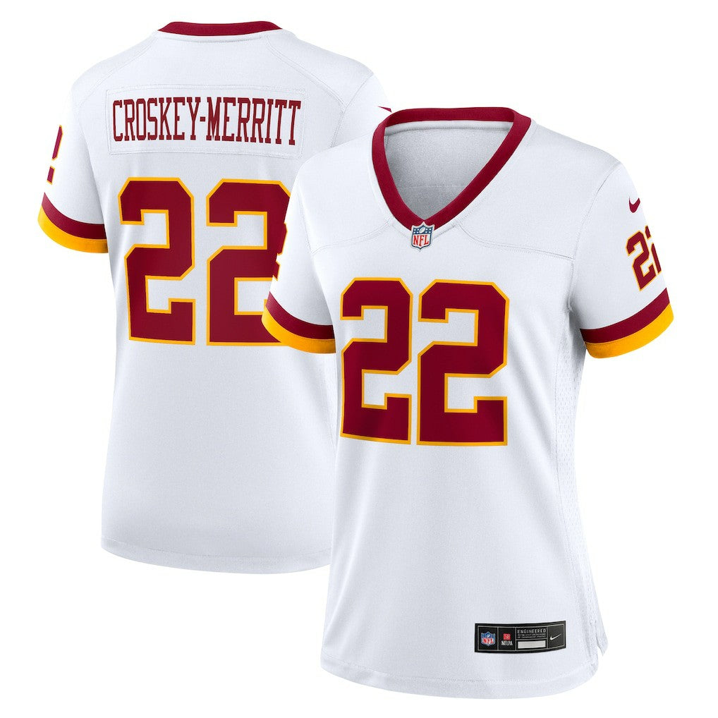 Washington Commanders Jacory Croskey-Merritt  Women's Game Super Bowl Era Jersey | NFL Discount