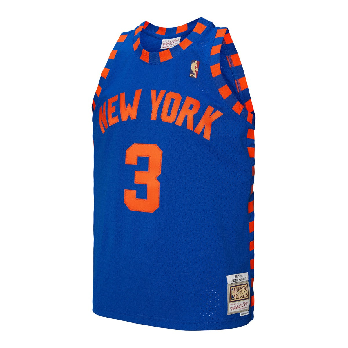 Blue Stephon Marbury New York Knicks 2005/06 Hardwood Classics Swingman Jersey | NBA