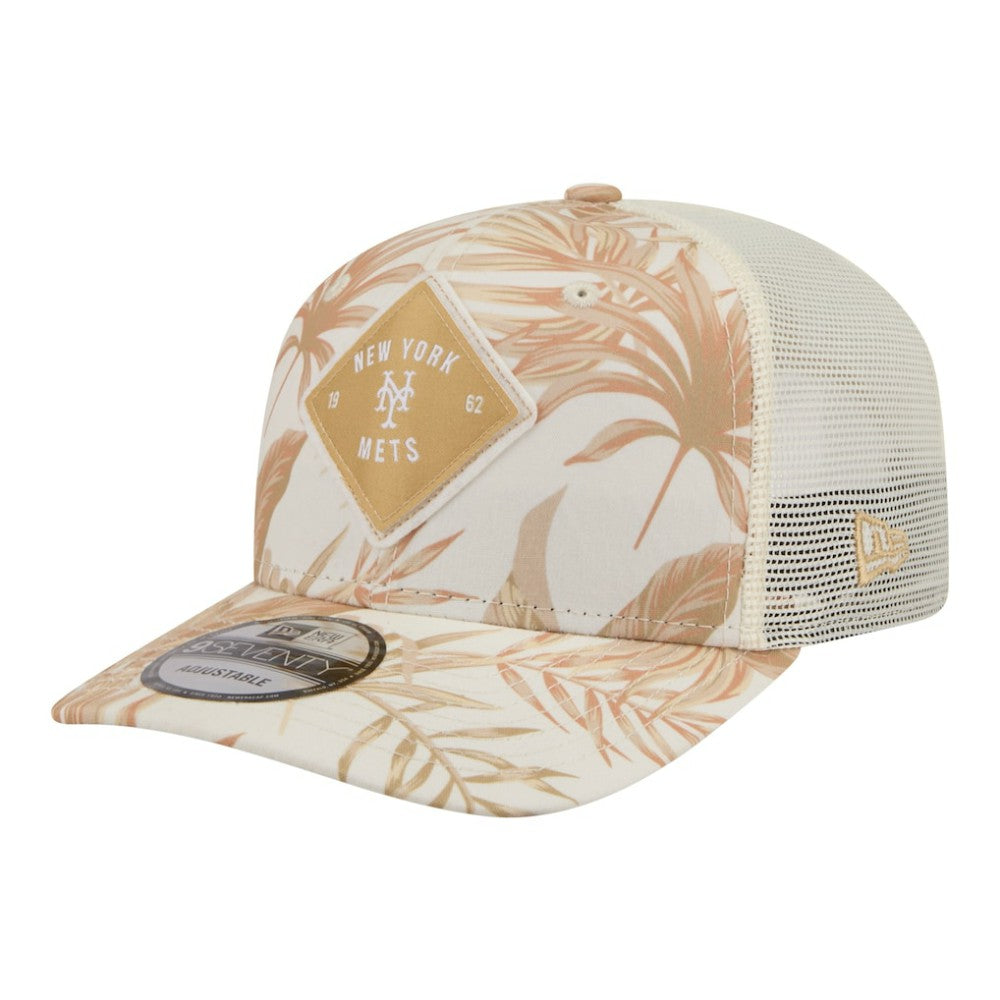 New York Mets New Era Tonal Palm 9SEVENTY Adjustable Trucker Hat - MLB Hats