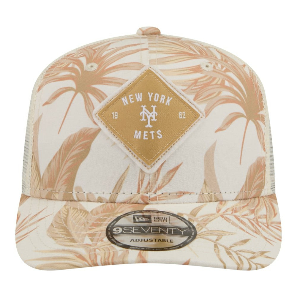 New York Mets New Era Tonal Palm 9SEVENTY Adjustable Trucker Hat - MLB Hats