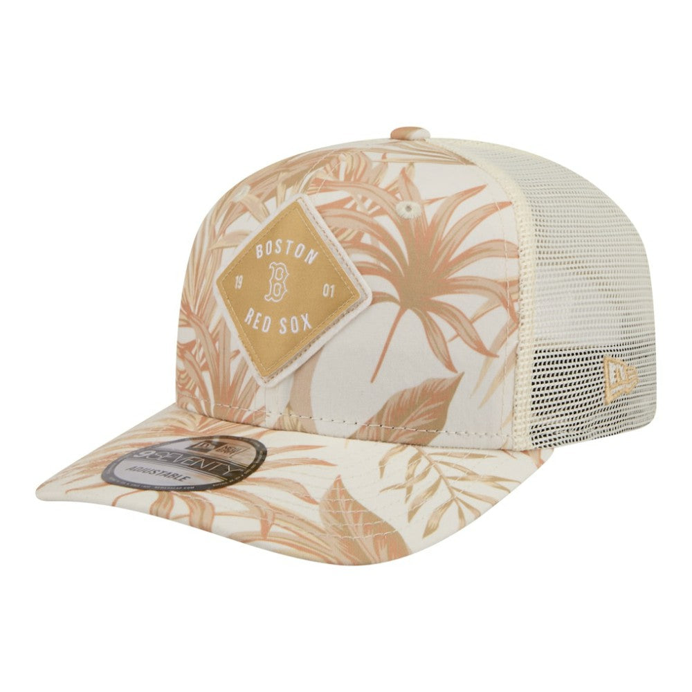 Boston Red Sox New Era Tonal Palm 9SEVENTY Adjustable Trucker Hat - MLB Hats