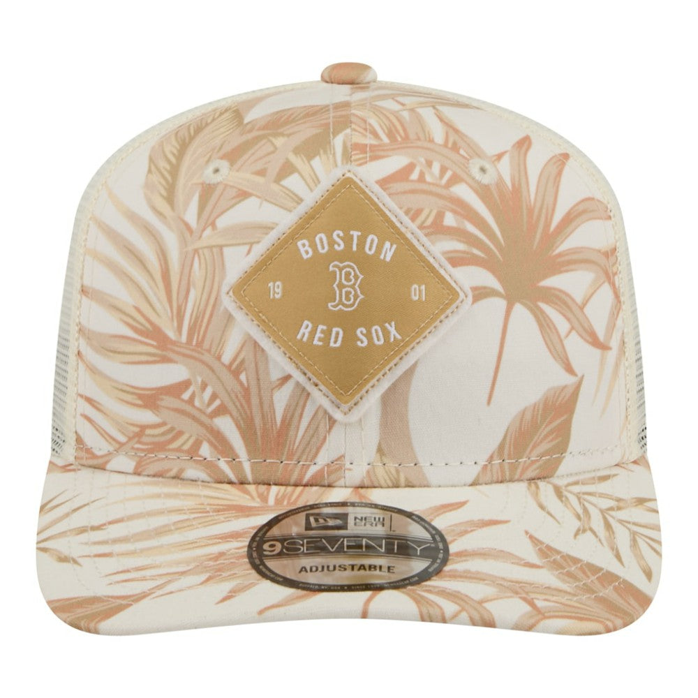 Boston Red Sox New Era Tonal Palm 9SEVENTY Adjustable Trucker Hat - MLB Hats