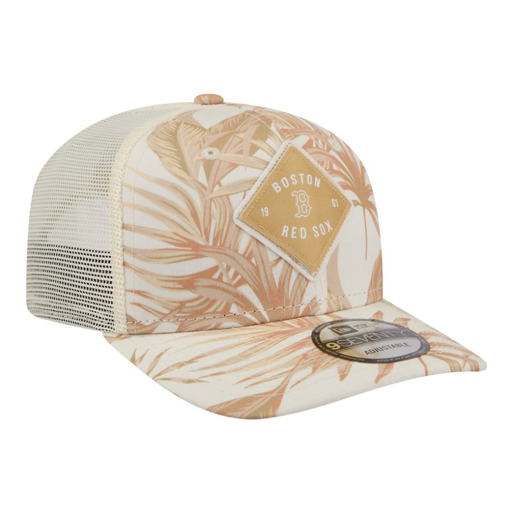 Boston Red Sox New Era Tonal Palm 9SEVENTY Adjustable Trucker Hat - MLB Hats