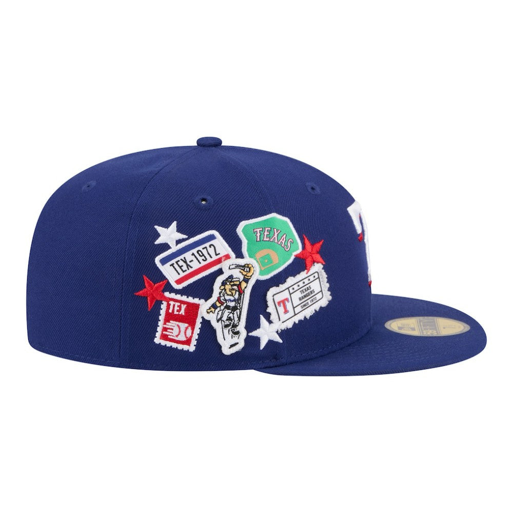 Texas Rangers New Era City Patch 59FIFTY Fitted Hat - MLB Hats