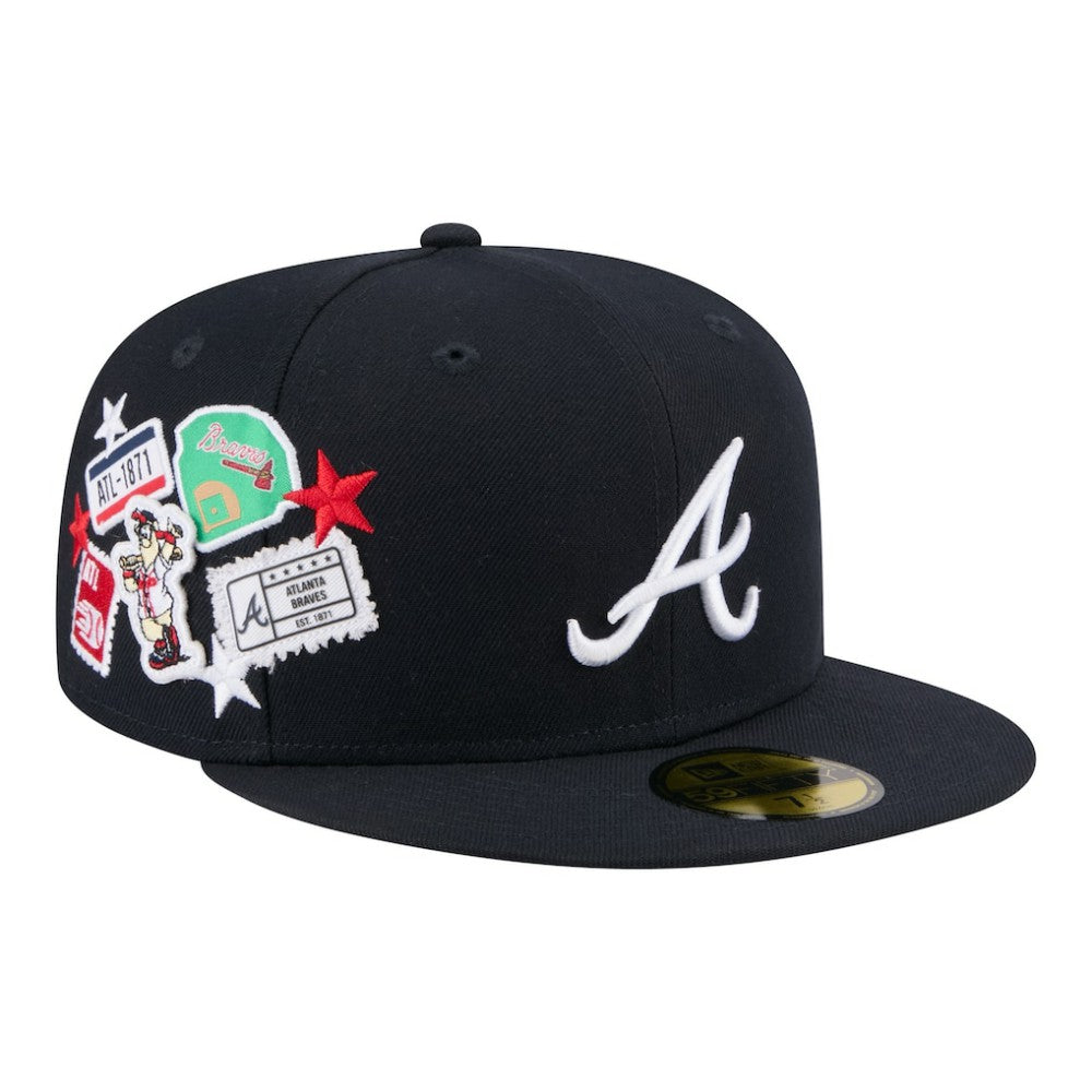 Atlanta Braves New Era City Patch 59FIFTY Fitted Hat - MLB Hats
