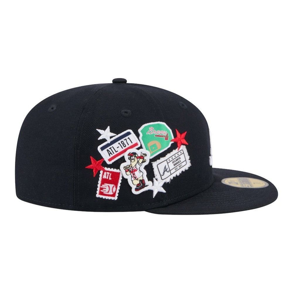 Atlanta Braves New Era City Patch 59FIFTY Fitted Hat - MLB Hats