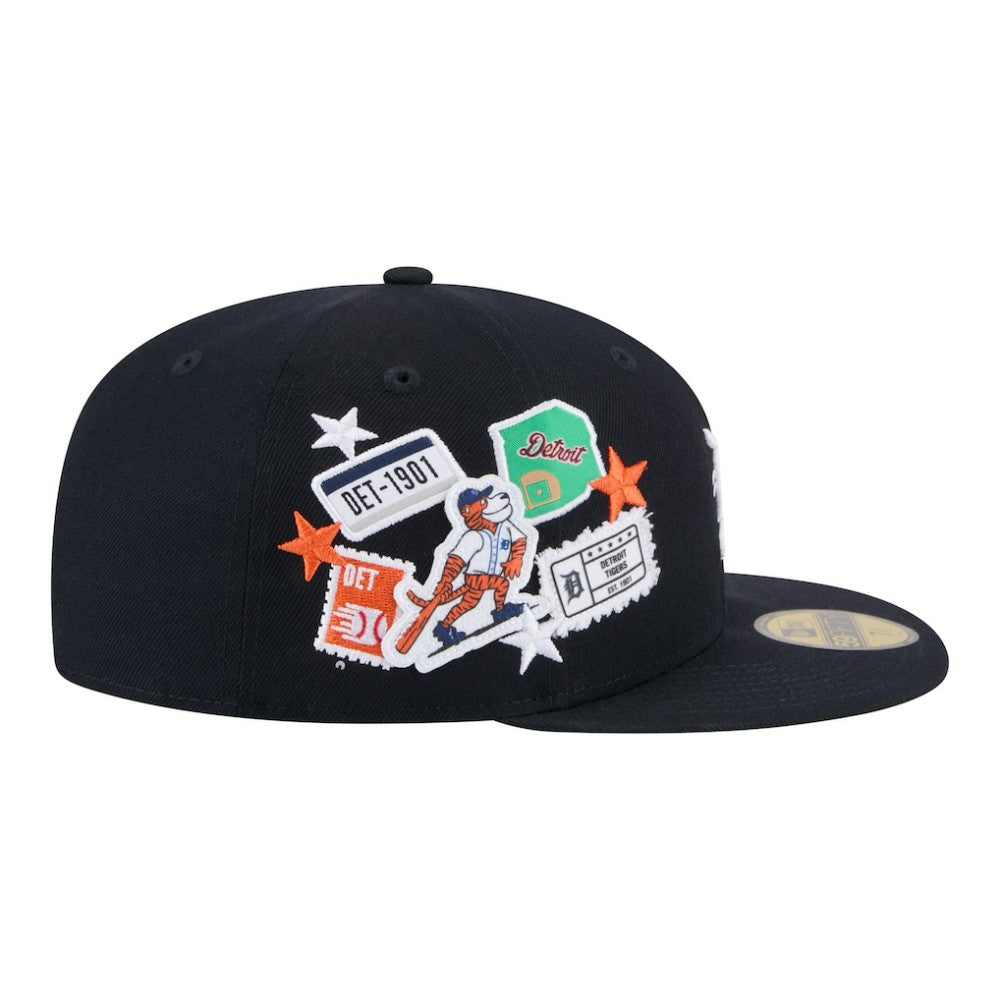 Detroit Tigers New Era City Patch 59FIFTY Fitted Hat - MLB Hats