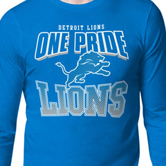 Detroit Lions Starter Comic Style Slogan Long Sleeve T-Shirt | NFL Hot