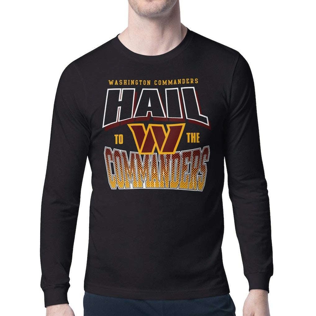 Washington Commanders Starter Comic Style Slogan Long Sleeve T-Shirt | NFL Sale