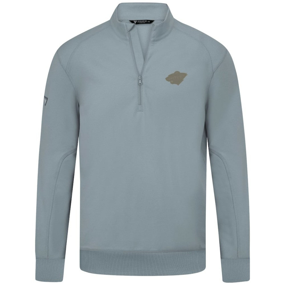 Minnesota Wild Levelwear Copper Upright Quarter-Zip Pullover -  NHL Pullover