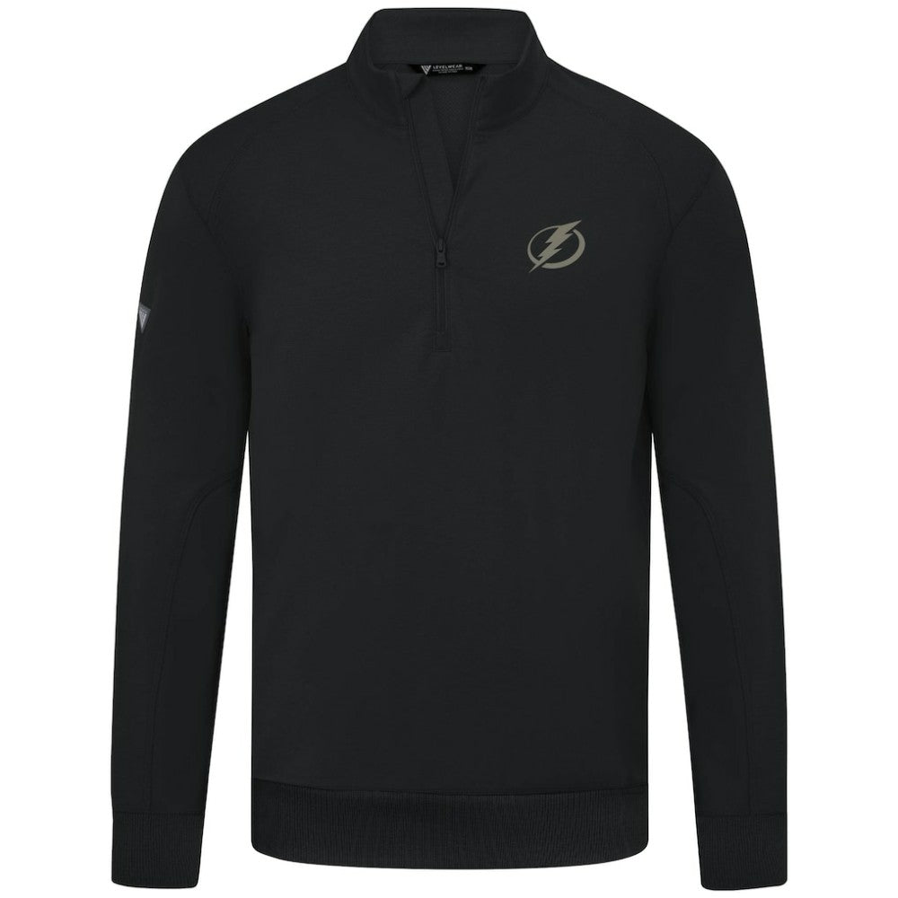 Tampa Bay Lightning Levelwear Copper Upright Quarter-Zip Pullover -  NHL Pullover