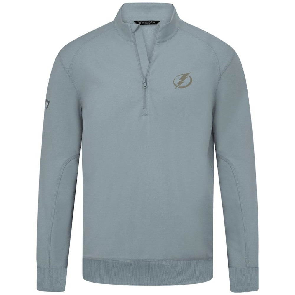 Tampa Bay Lightning Levelwear Copper Upright Quarter-Zip Pullover -  NHL Pullover