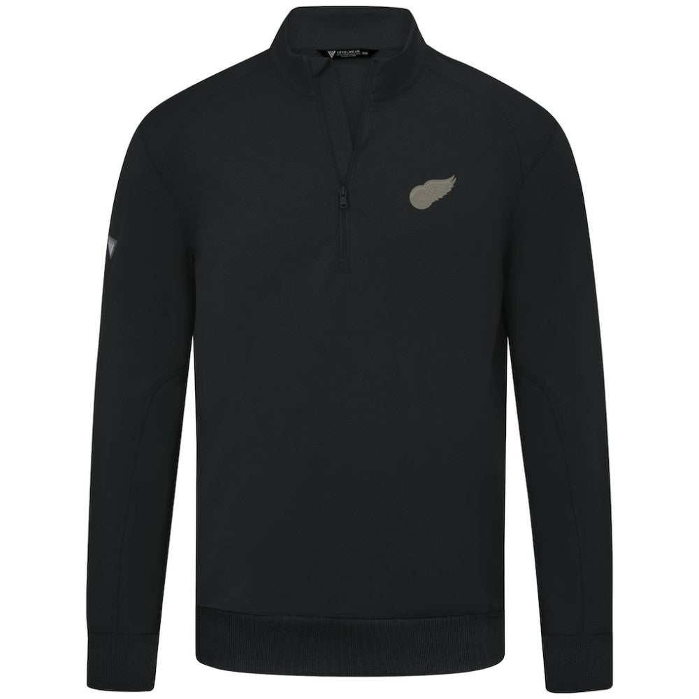 Detroit Red Wings Levelwear Copper Upright Quarter-Zip Pullover -  NHL Pullover