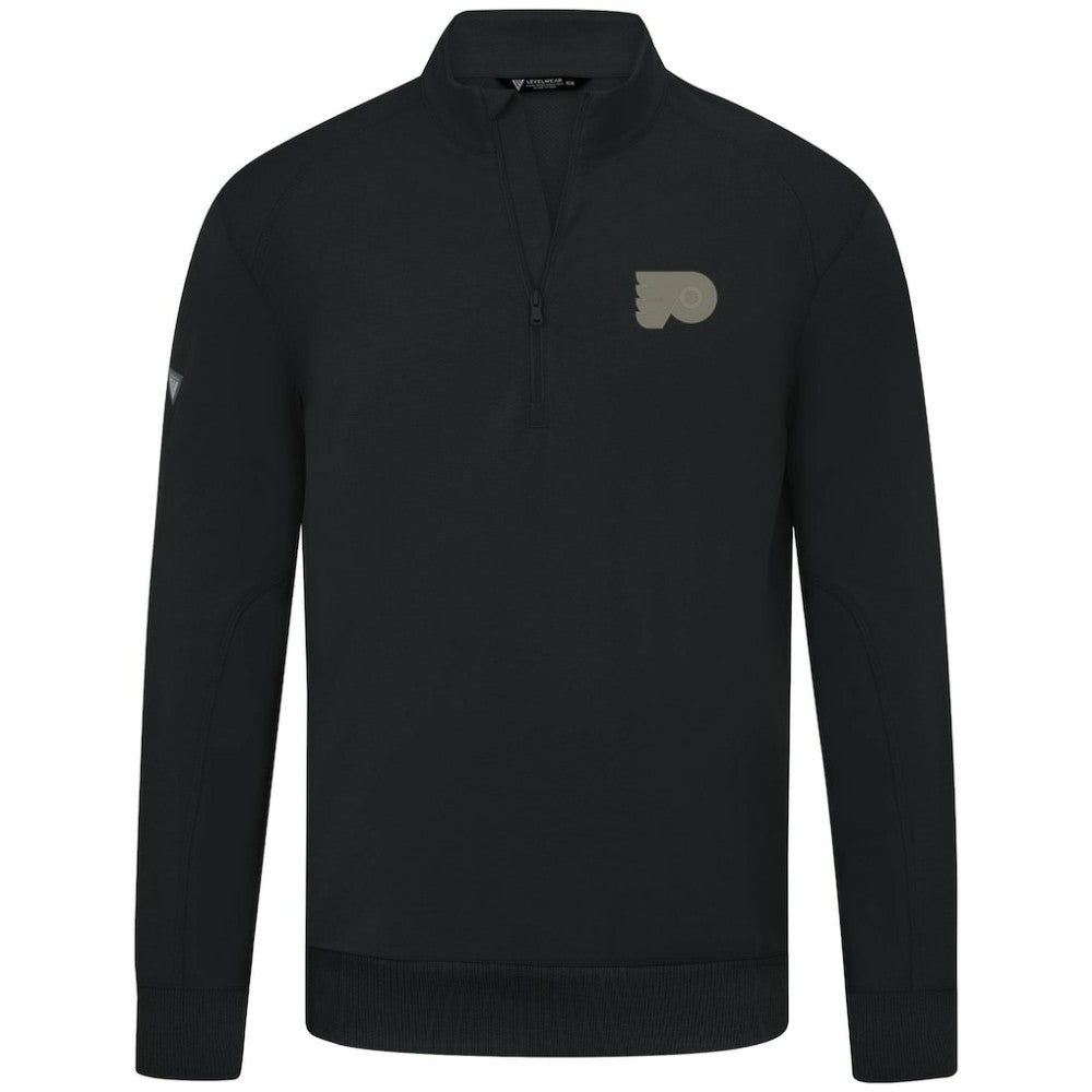 Philadelphia Flyers Levelwear Copper Upright Quarter-Zip Pullover -  NHL Pullover
