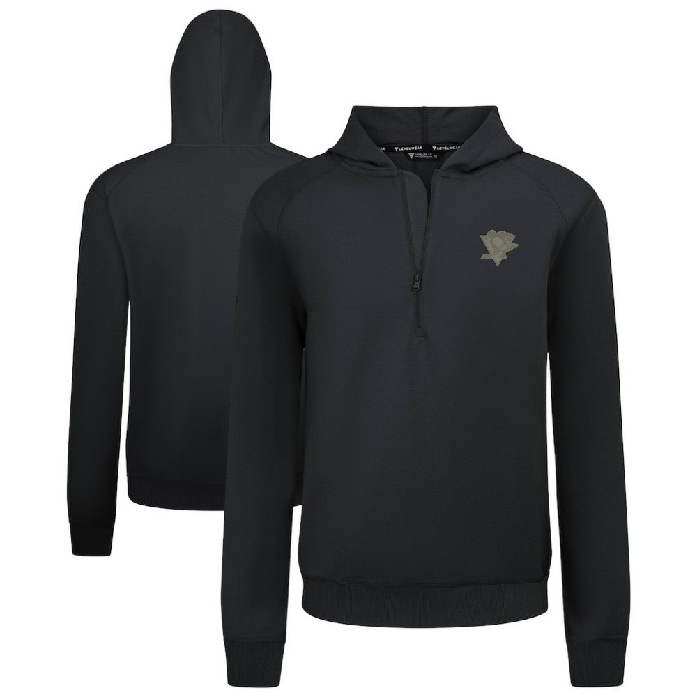 Pittsburgh Penguins Levelwear Technic Quarter-Zip Pullover Hoodie -  NHL Hoodies