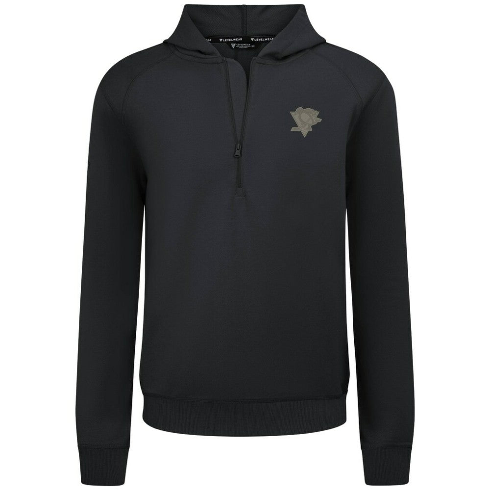 Pittsburgh Penguins Levelwear Technic Quarter-Zip Pullover Hoodie -  NHL Hoodies