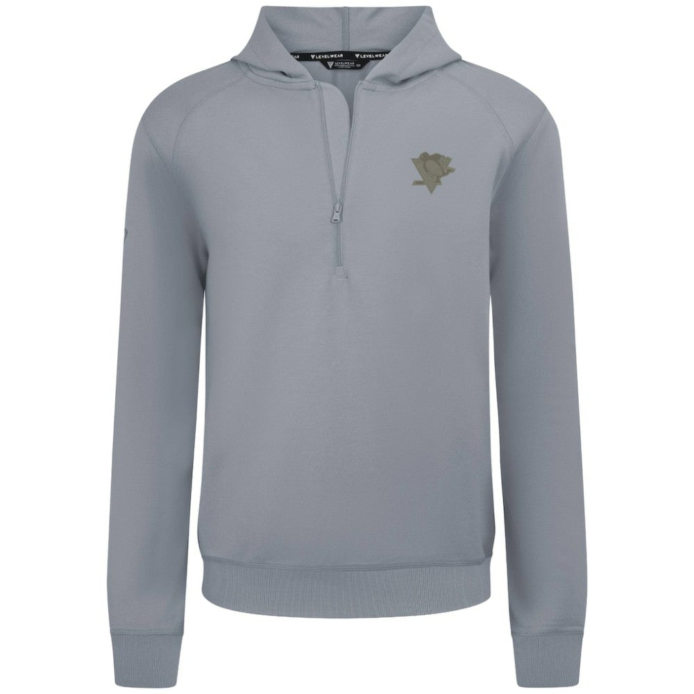 Pittsburgh Penguins Levelwear Technic Quarter-Zip Pullover Hoodie -  NHL Hoodies