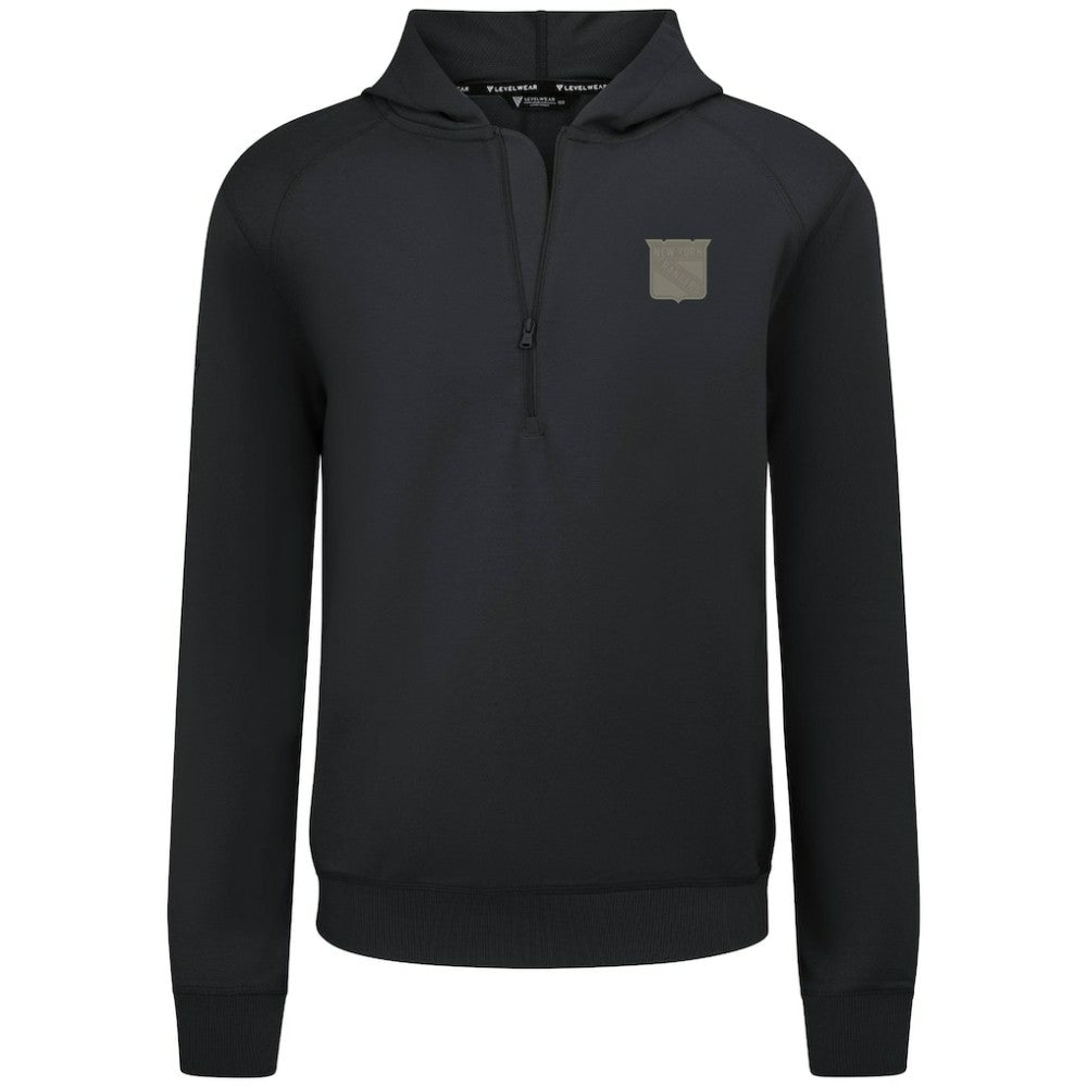 New York Rangers Levelwear Technic Quarter-Zip Pullover Hoodie -  NHL Hoodies