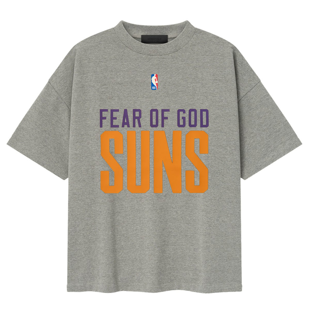 Dark Heather Gray Phoenix Suns Fear of God x NBA Classic Fit T-Shirt | NBA