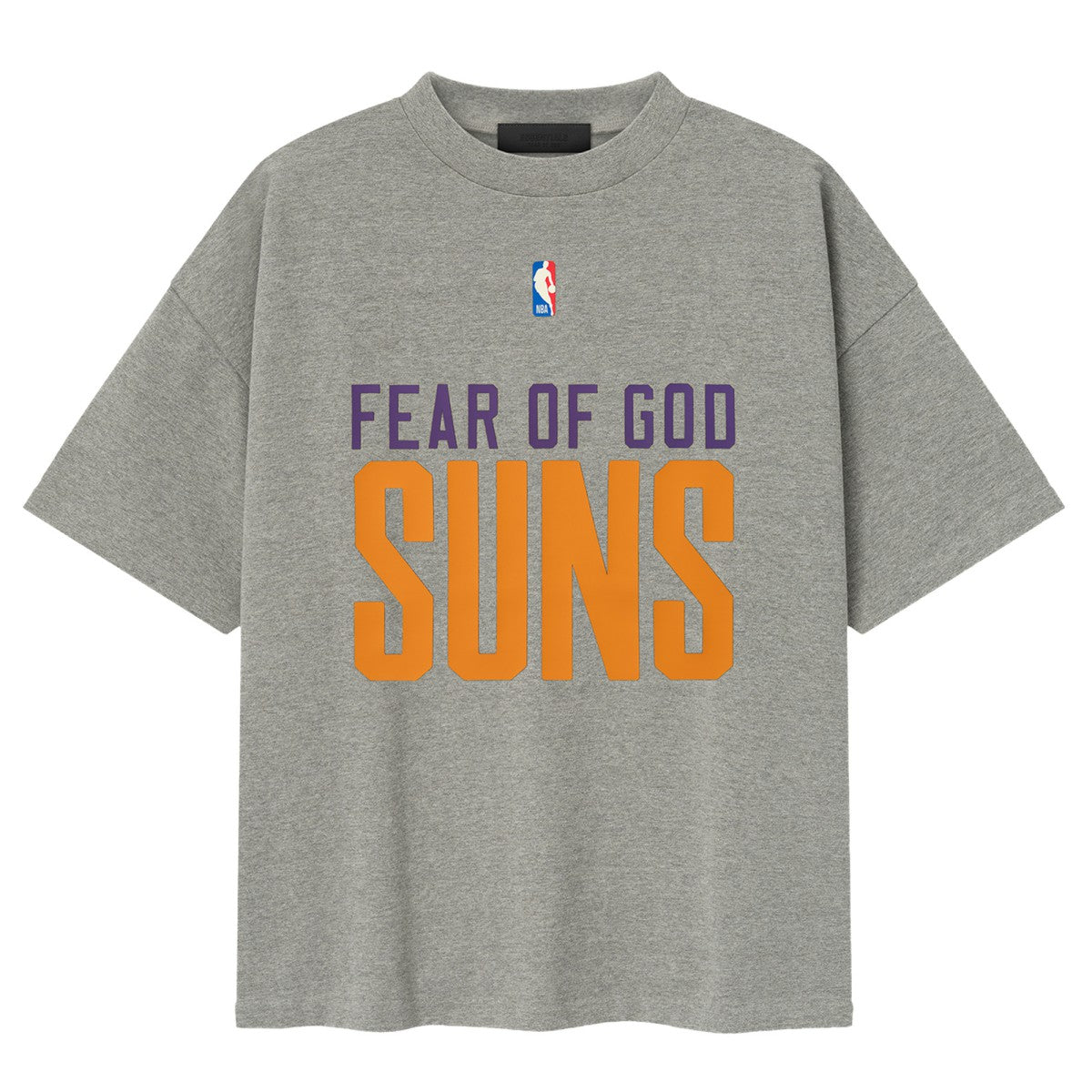 Dark Heather Gray Phoenix Suns Fear of God x NBA Classic Fit T-Shirt | NBA