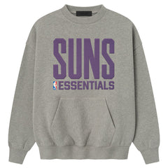 Heather Gray Phoenix Suns Fear of God x NBA Sport Fit Sweatshirt | NBA