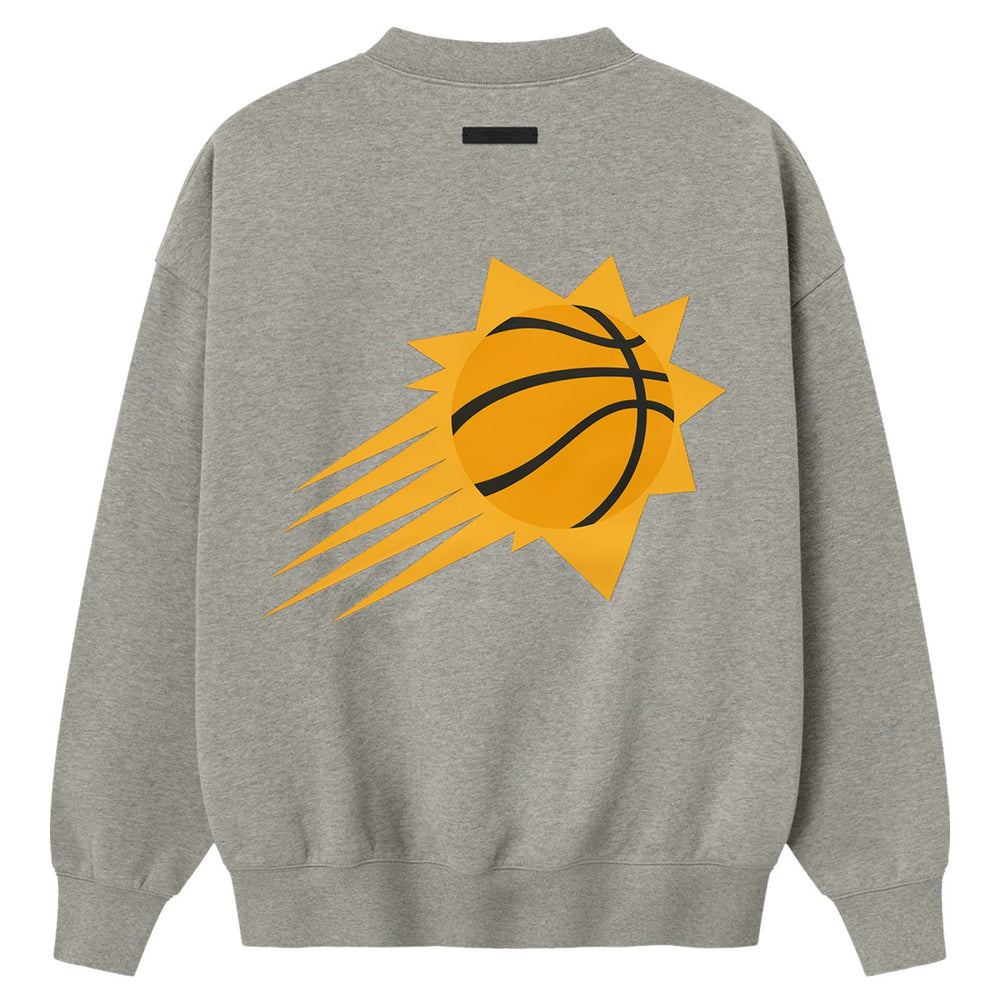 Heather Gray Phoenix Suns Fear of God x NBA Sport Fit Sweatshirt | NBA
