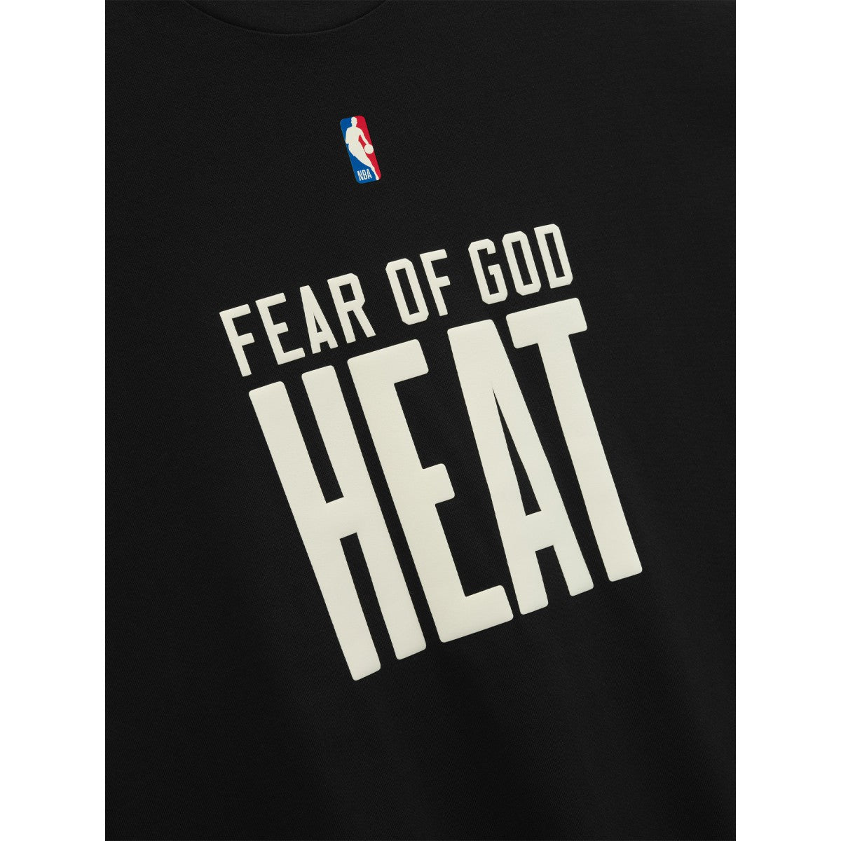 Heather Black Miami Heat Fear of God x NBA Unisex 90s T-Shirt | NBA
