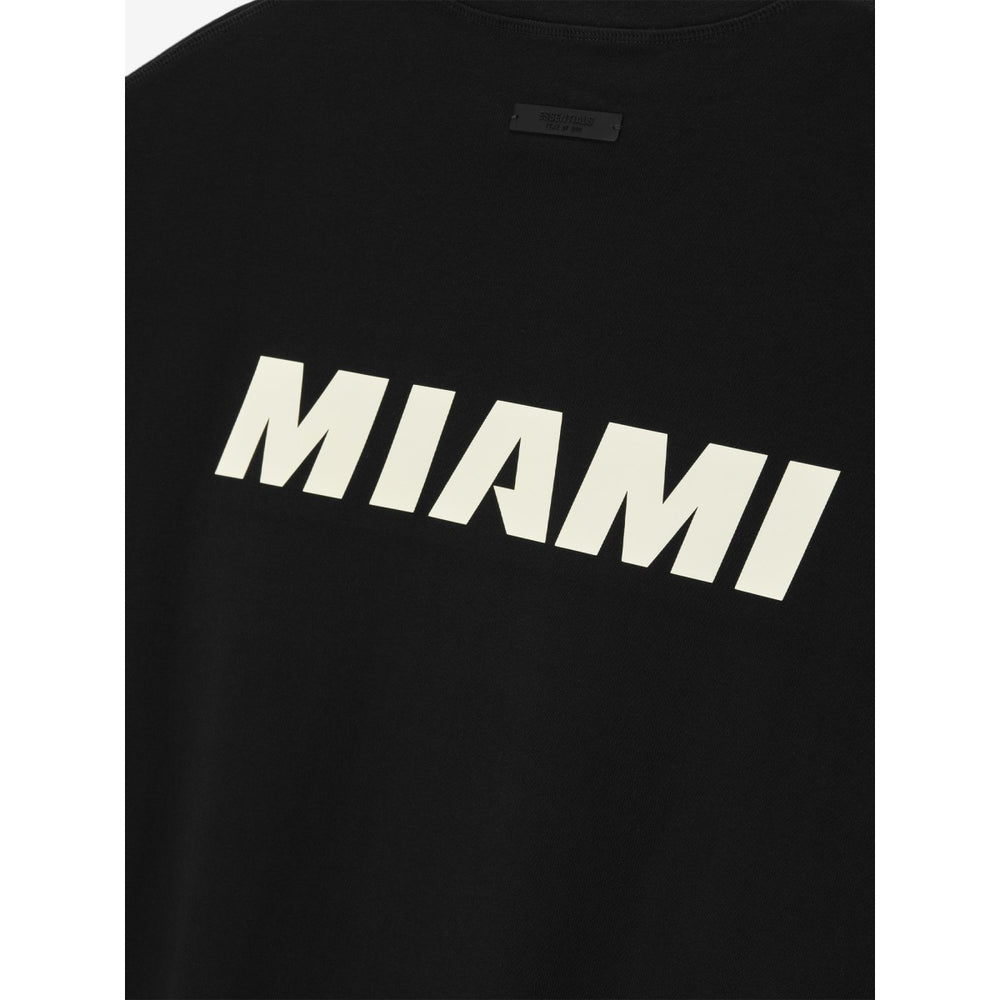 Heather Black Miami Heat Fear of God x NBA Unisex 90s T-Shirt | NBA