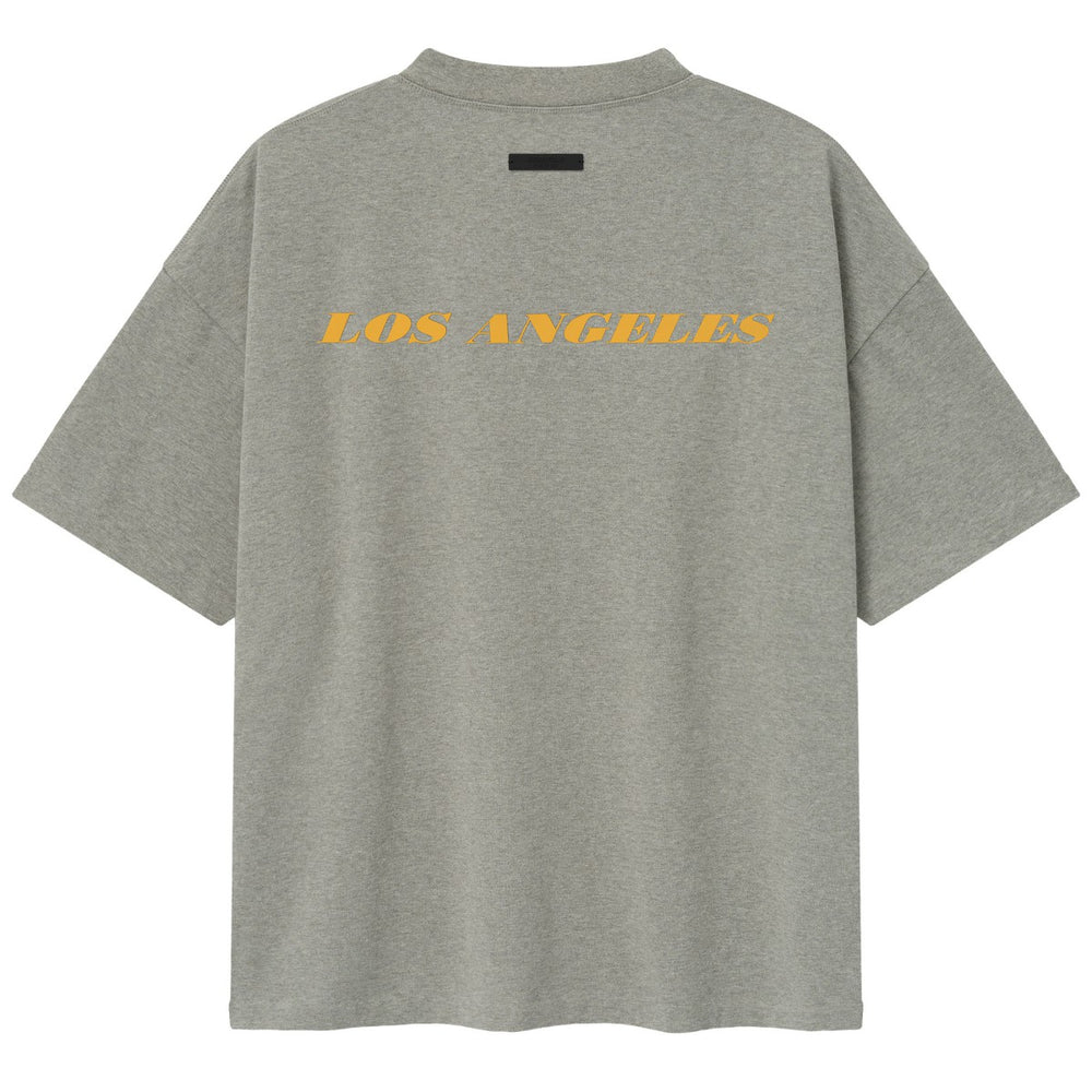 Heather Gray Los Angeles Lakers Fear of God x NBA Unisex 90s T-Shirt | NBA