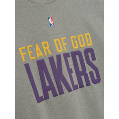 Heather Gray Los Angeles Lakers Fear of God x NBA Unisex 90s T-Shirt | NBA