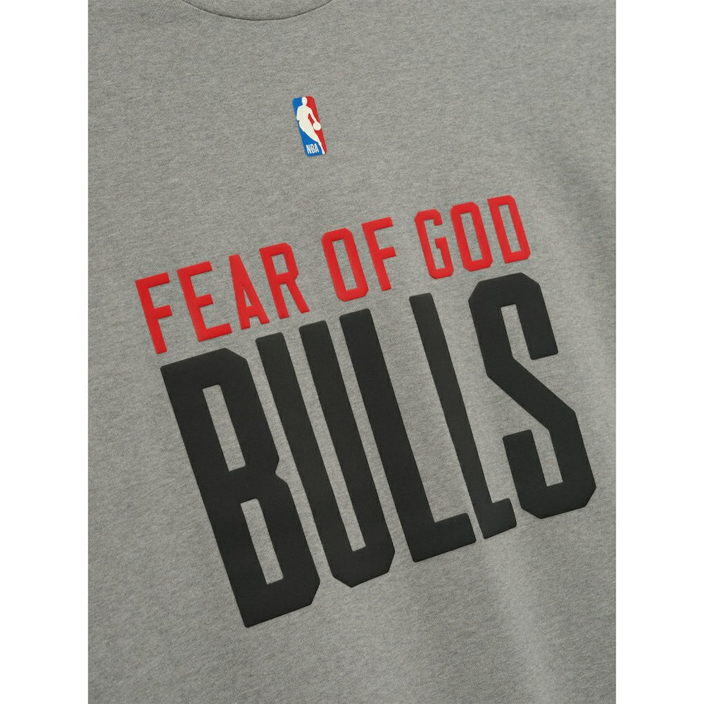 Heather Gray Chicago Bulls Fear of God x NBA Unisex 90s T-Shirt sale | NBA