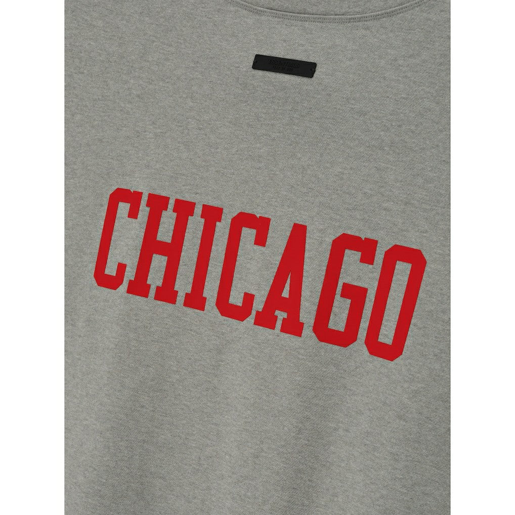 Heather Gray Chicago Bulls Fear of God x NBA Unisex 90s T-Shirt sale | NBA
