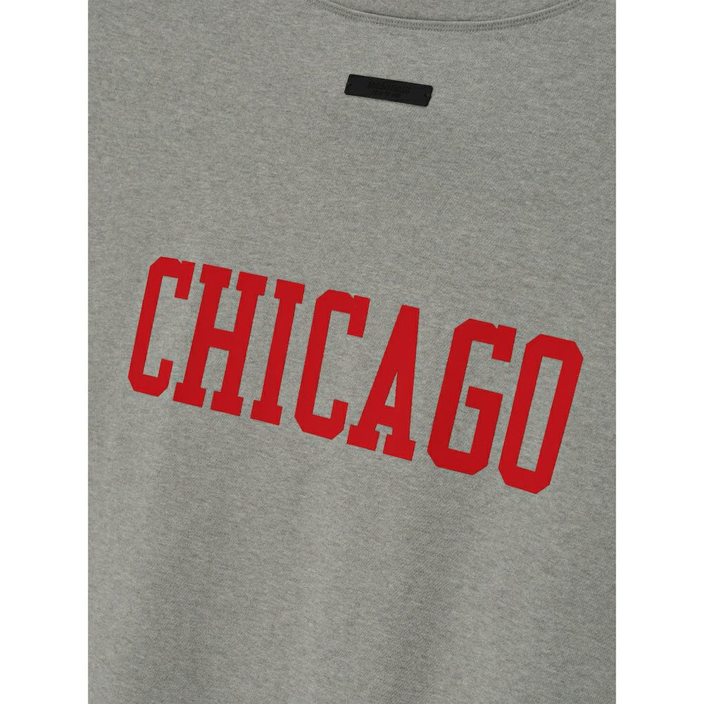 Heather Gray Chicago Bulls Fear of God x NBA Unisex 90s T-Shirt sale | NBA