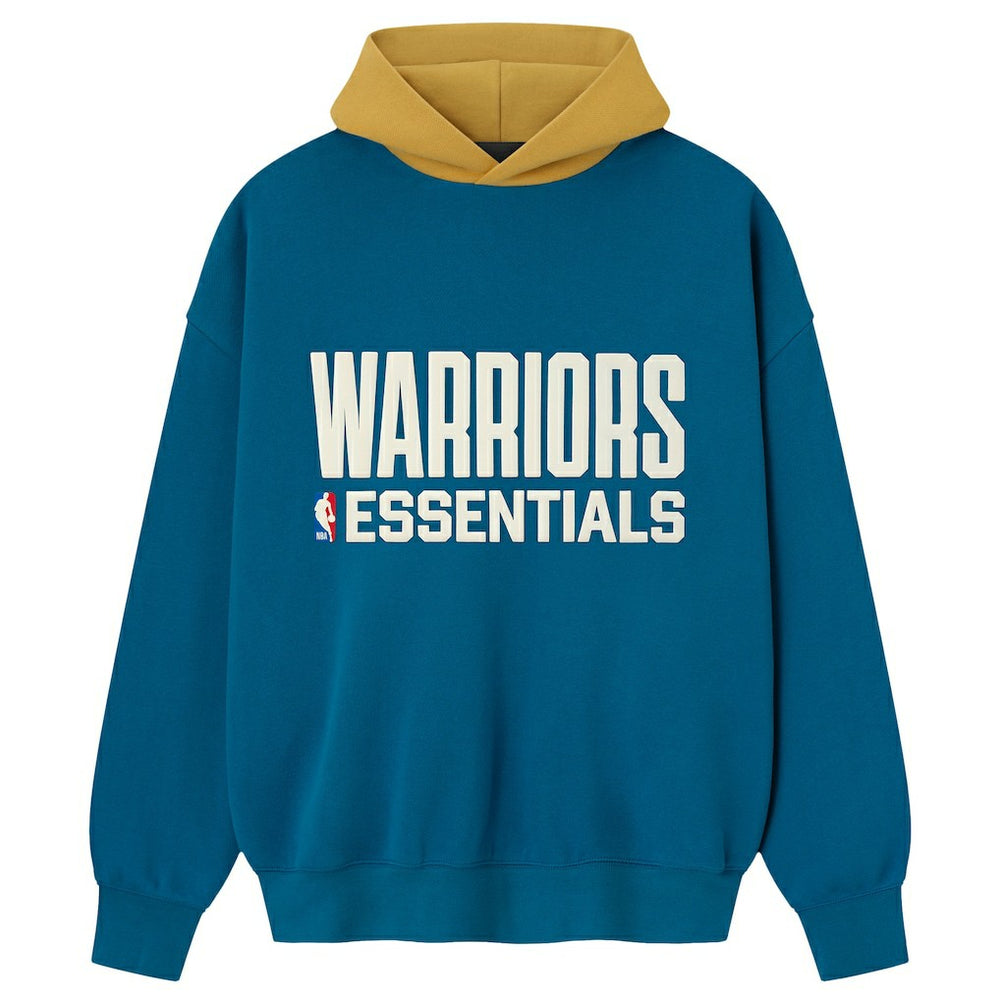 Royal/Gold Golden State Warriors Fear of God x NBA Unisex Sport Hoodie sale | NBA