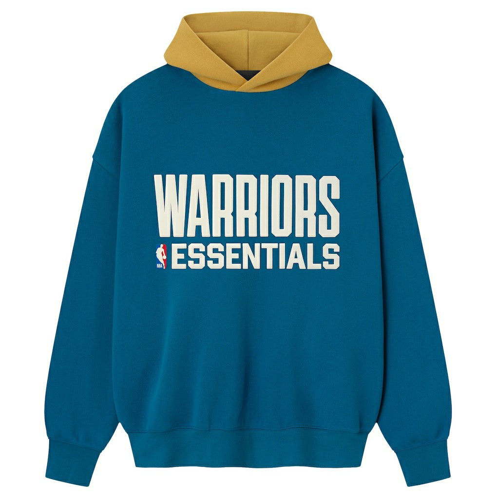 Royal/Gold Golden State Warriors Fear of God x NBA Unisex Sport Hoodie sale | NBA