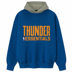 Blue/Heather Gray Oklahoma City Thunder Fear of God x NBA Unisex Sport Hoodie | NBA