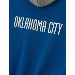 Blue/Heather Gray Oklahoma City Thunder Fear of God x NBA Unisex Sport Hoodie | NBA