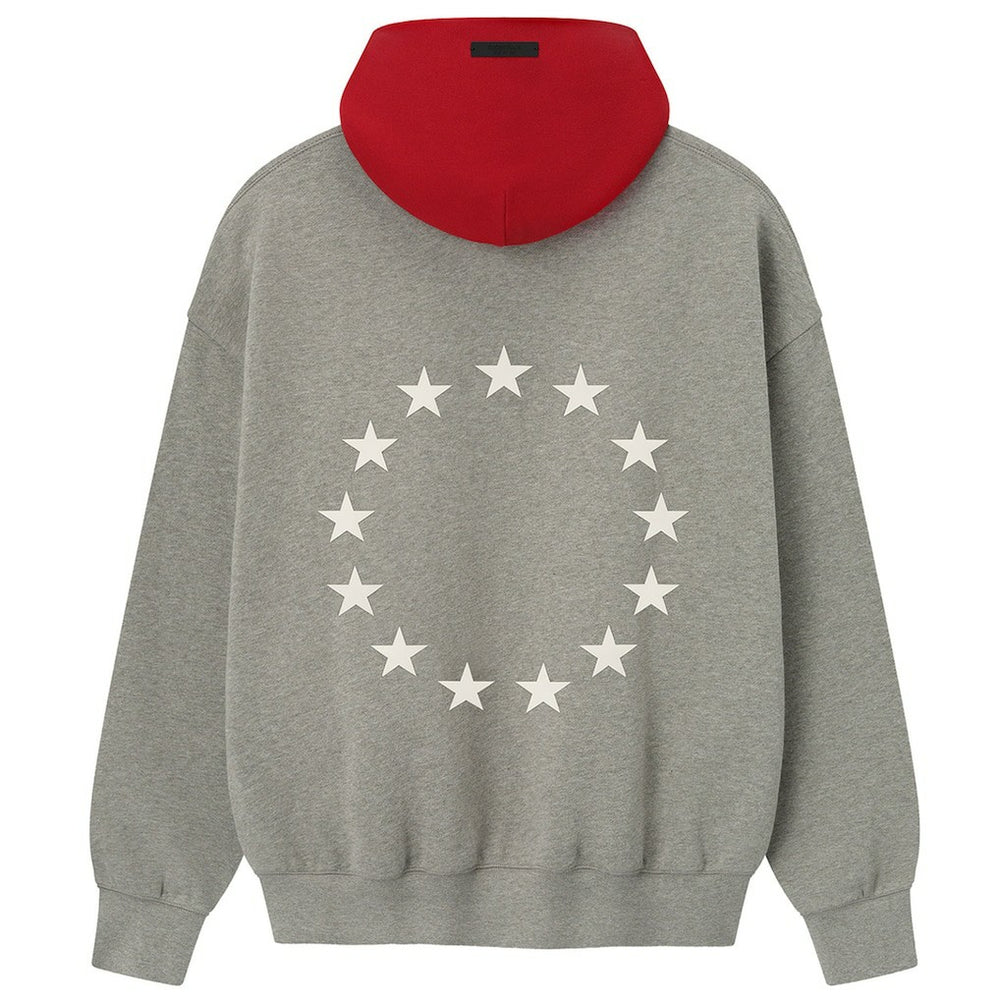 Heather Gray/Red Philadelphia 76ers Fear of God x NBA Unisex Sport Hoodie | NBA