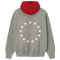 Heather Gray/Red Philadelphia 76ers Fear of God x NBA Unisex Sport Hoodie | NBA